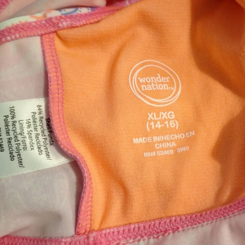 Wonder Nation Girls 2 Piece Swimwear NWOT